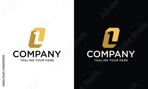 modern L1 logo design for technology companies, business finance, business consultancy, sports, fitness centers, building contractors, real estate, internet, computers