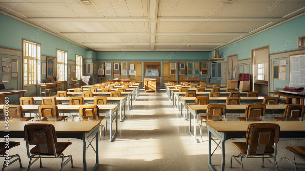 Modern classroom in teacher's day concept. Modern classroom in teacher's day concept.