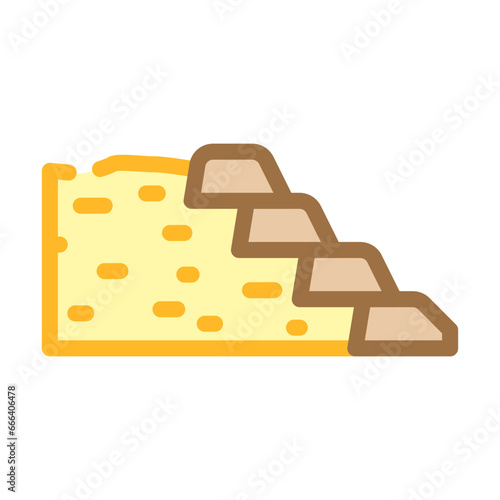 tailings management color icon vector. tailings management sign. isolated symbol illustration