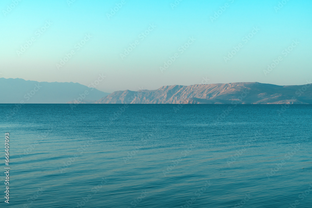 Island of Krk in Kvarner bay of Adriatic sea in Croatia Island of Krk in Kvarner bay of Adriatic sea in Croatia