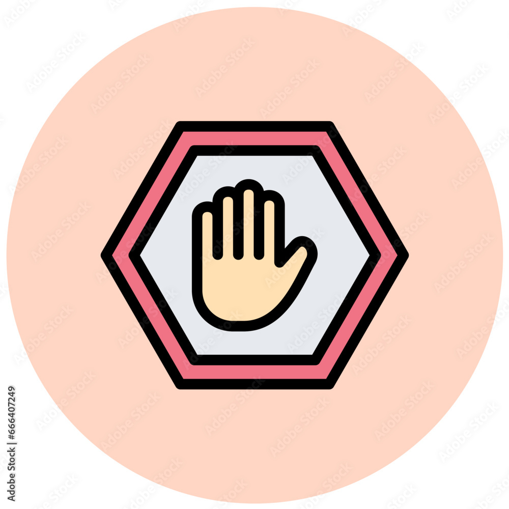 Ad Block Vector Icon Design Illustration Ad Block Vector Icon Design Illustration