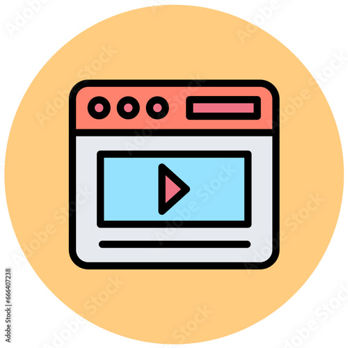 Free Download Video Marketing Vector Icon Design Illustration - GFXLoad