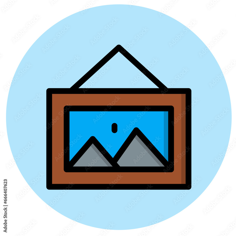 Pictures Vector Icon Design Illustration Pictures Vector Icon Design Illustration