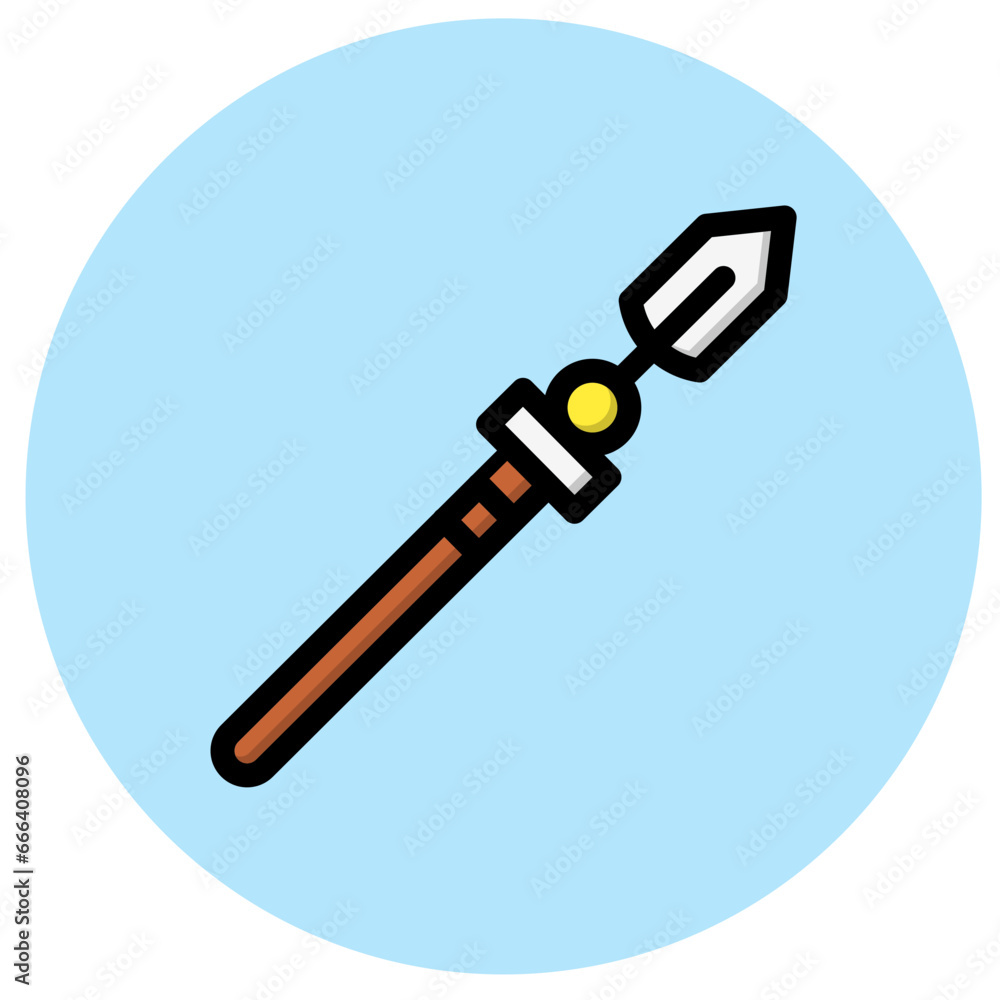 Lance Vector Icon Design Illustration Lance Vector Icon Design Illustration