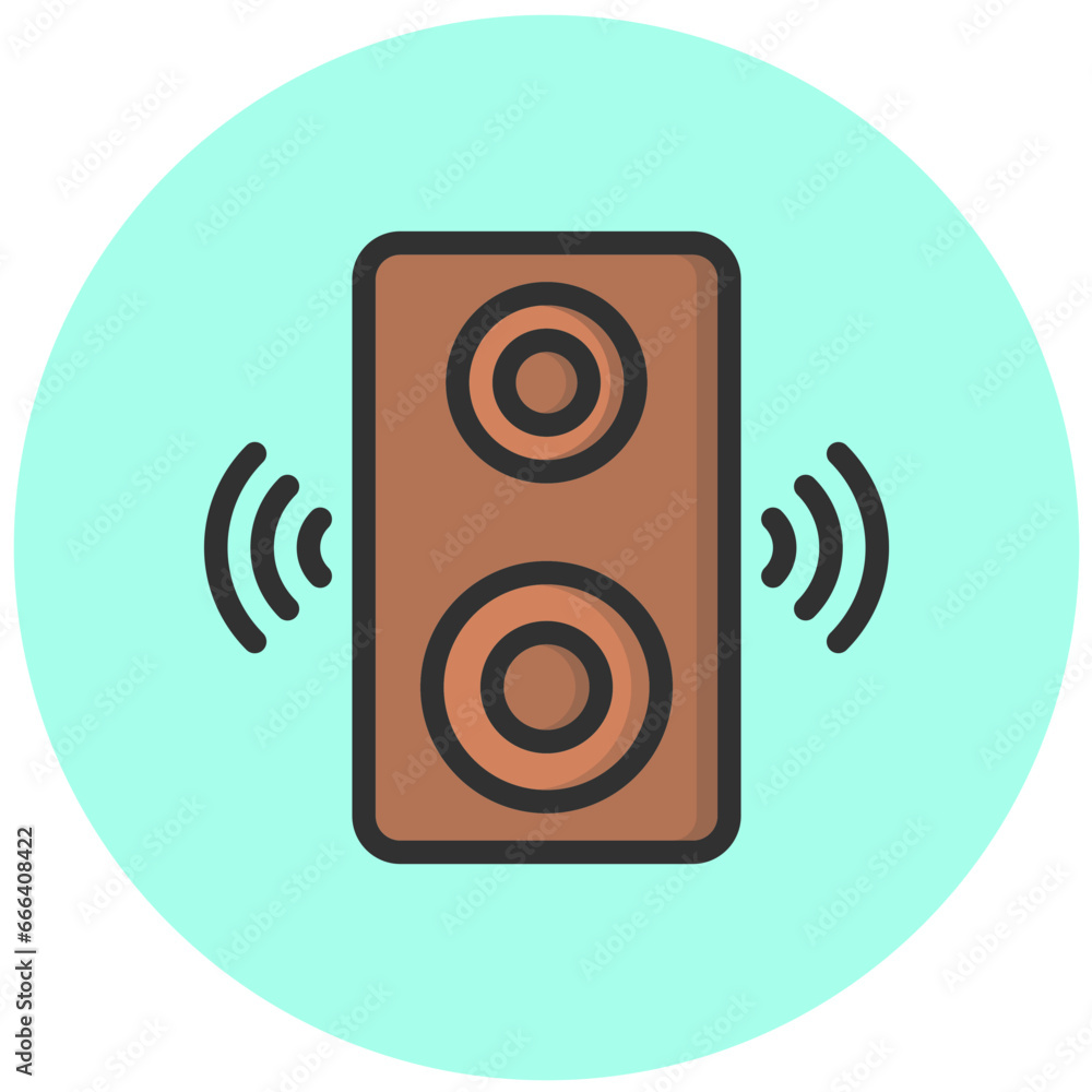 Speaker Vector Icon Design Illustration Speaker Vector Icon Design Illustration