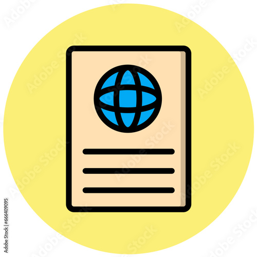 Citizenship Vector Icon Design Illustration
