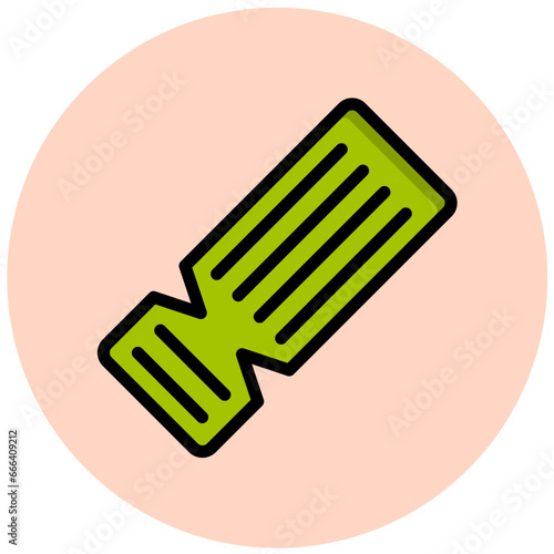 Ticket Vector Icon Design Illustration