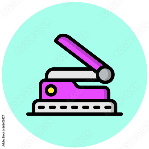 Hole Puncher Vector Icon Design Illustration