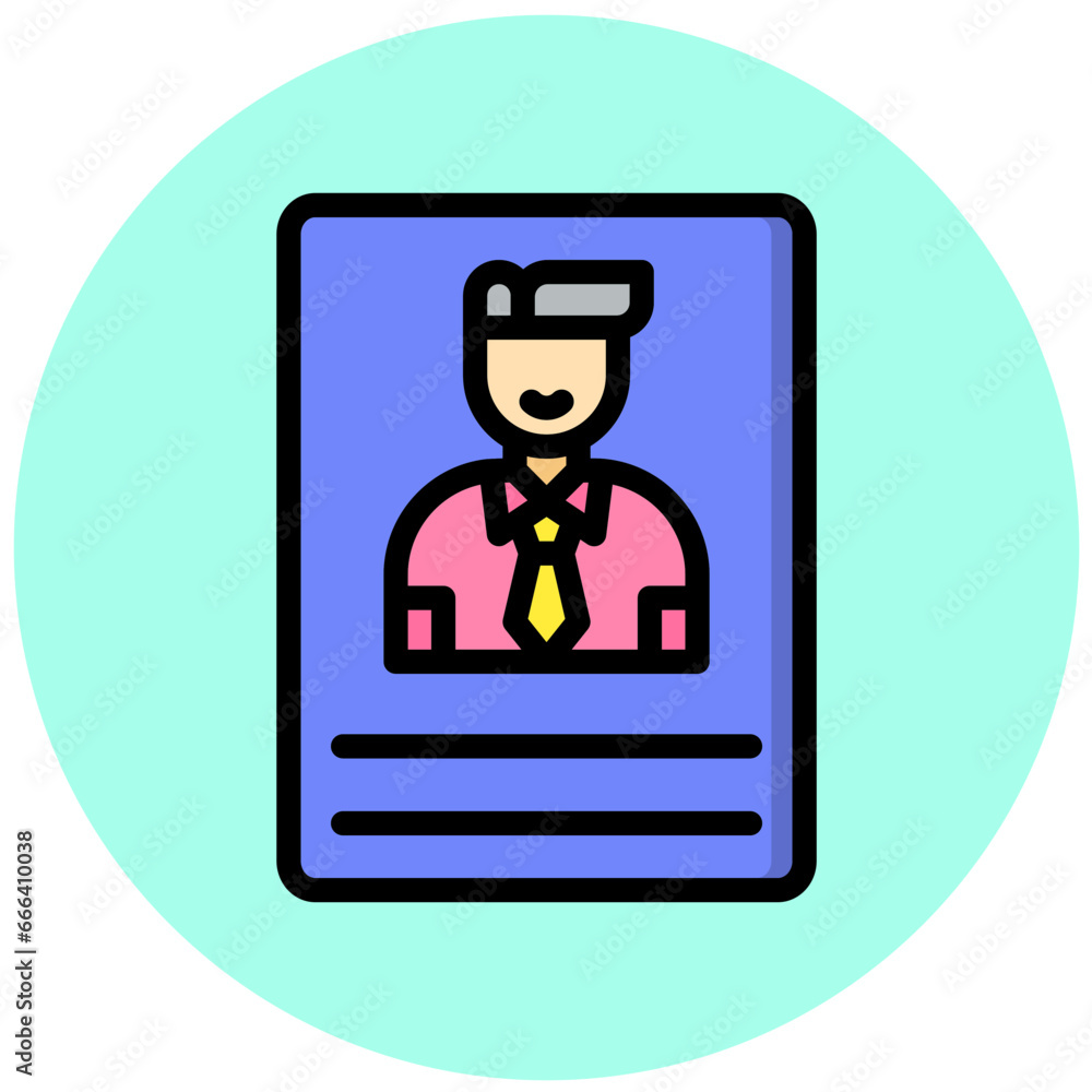 Candidate Vector Icon Design Illustration Candidate Vector Icon Design Illustration
