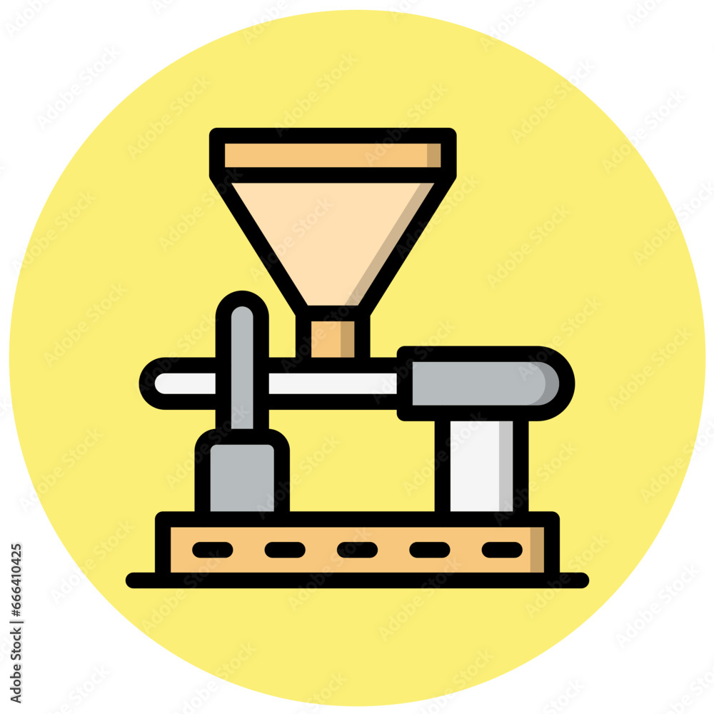 Coffee Mill Vector Icon Design Illustration Coffee Mill Vector Icon Design Illustration