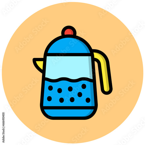Percolator Vector Icon Design Illustration
