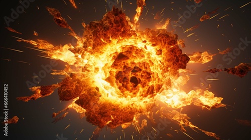 Explosion fire abstract background texture