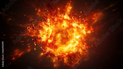 Explosion fire abstract background texture