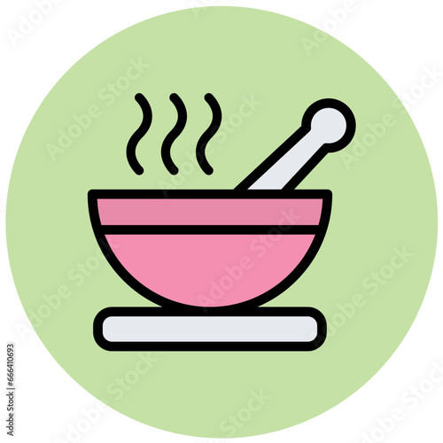 Soup Vector Icon Design Illustration