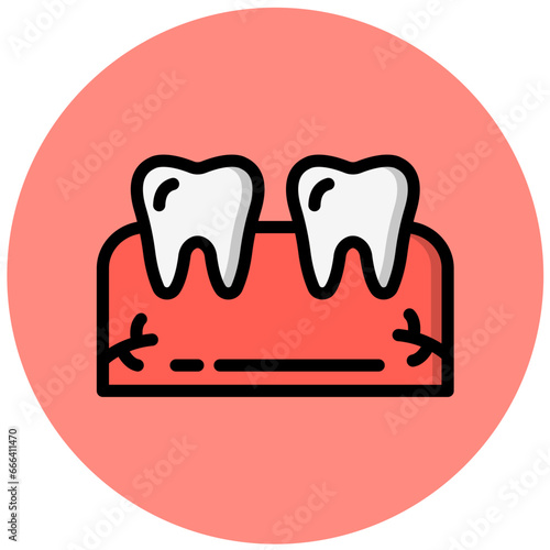 Teeth Vector Icon Design Illustration