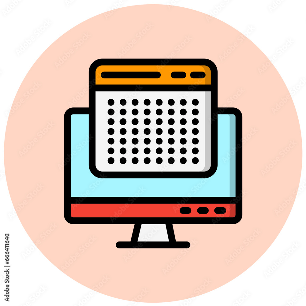 Dots Vector Icon Design Illustration Dots Vector Icon Design Illustration