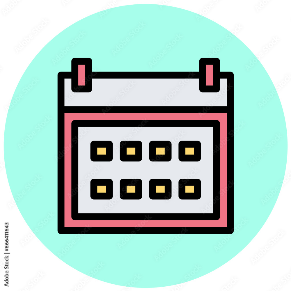 Calendar Vector Icon Design Illustration Calendar Vector Icon Design Illustration