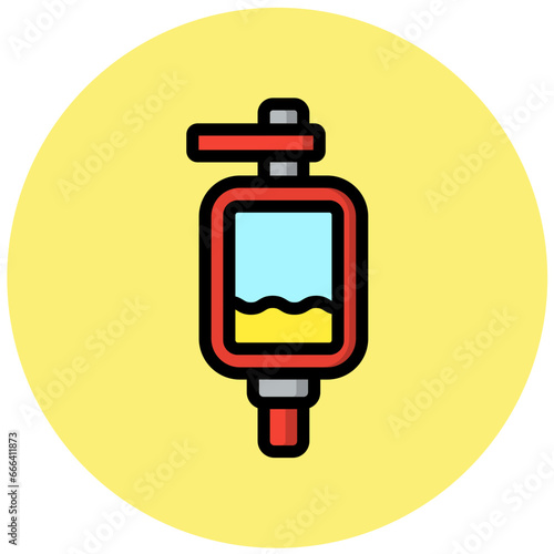 Urinal Vector Icon Design Illustration