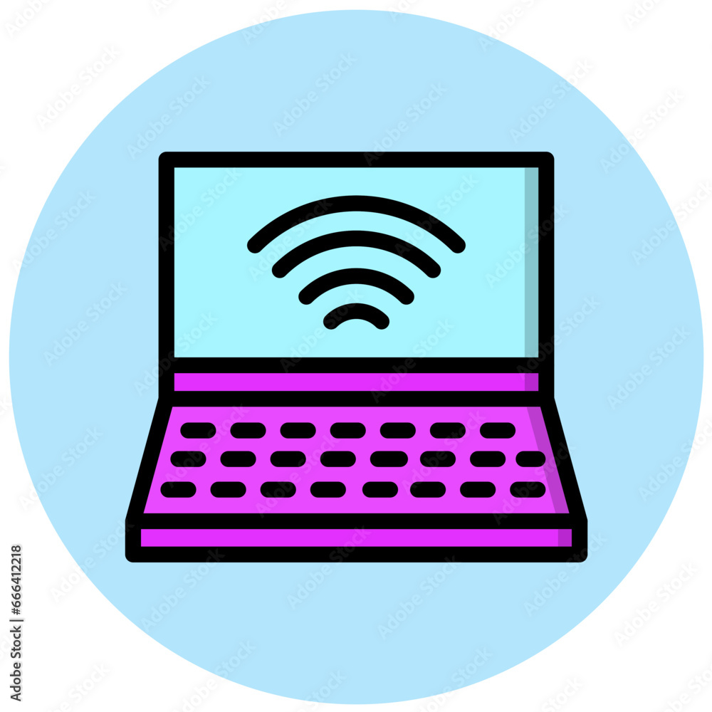 Laptop Vector Icon Design Illustration Laptop Vector Icon Design Illustration