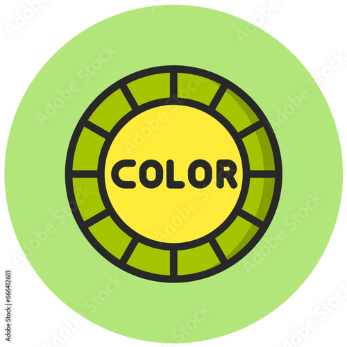 Color Vector Icon Design Illustration