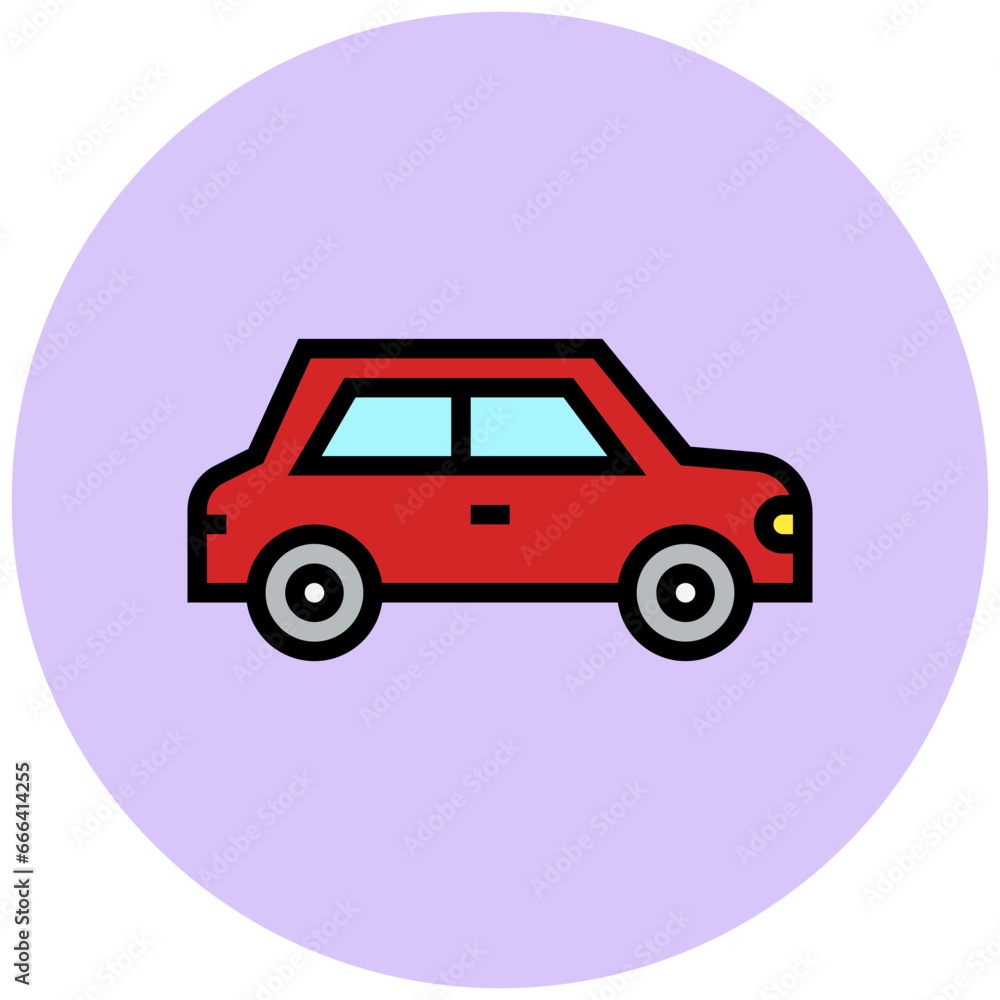 Car Vector Icon Design Illustration