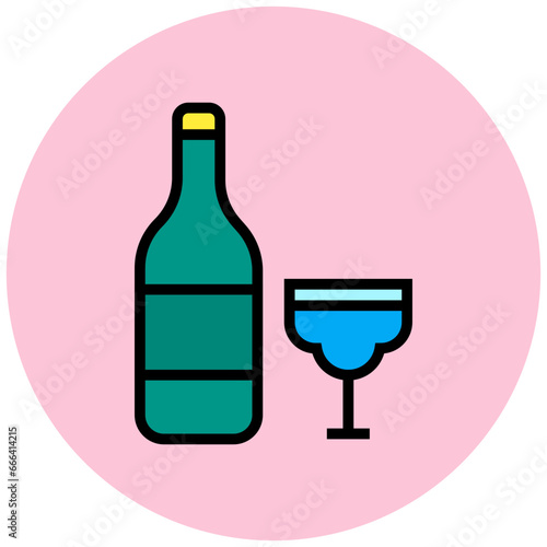 Drinks Vector Icon Design Illustration