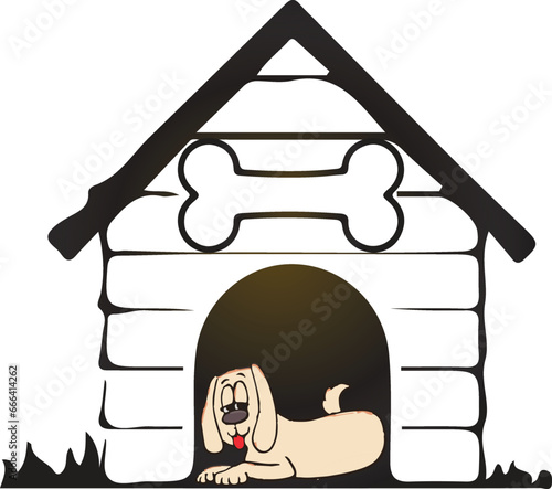 Dog in a House For Graphics Resources