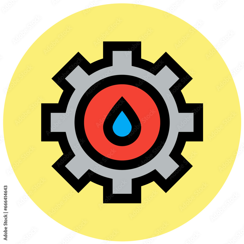 Oil Management Vector Icon Design Illustration Oil Management Vector Icon Design Illustration