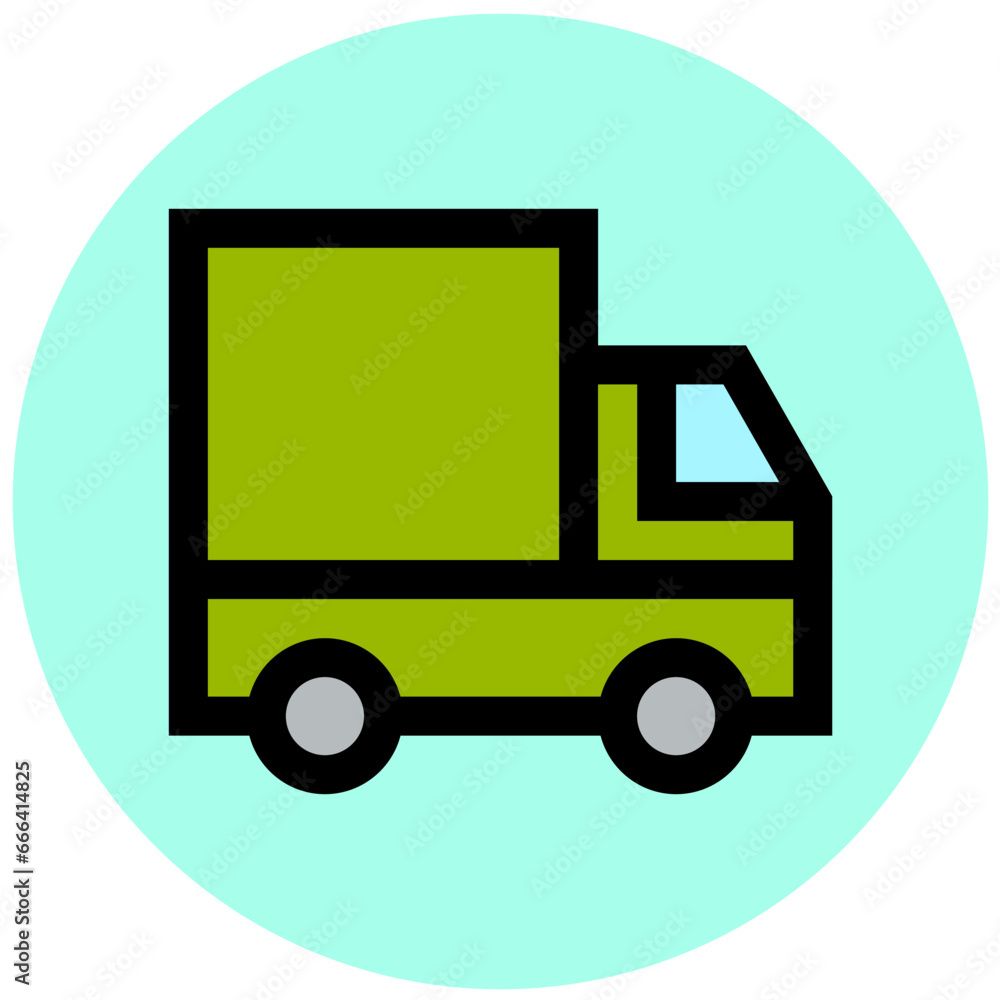 Cargo Delivery Tr Vector Icon Design Illustration Cargo Delivery Tr Vector Icon Design Illustration