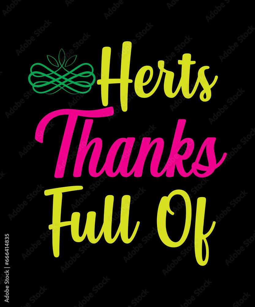 Obraz premium Herts full of Thanks