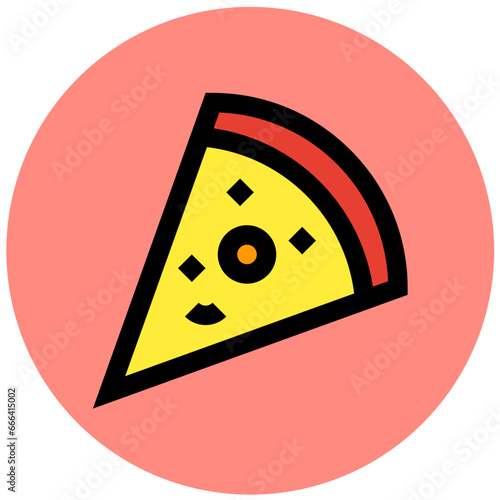 Pizza Vector Icon Design Illustration