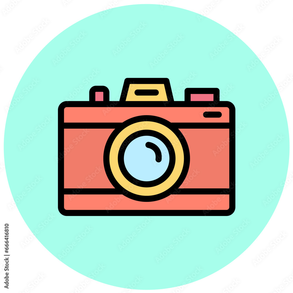 Camera Vector Icon Design Illustration Camera Vector Icon Design Illustration