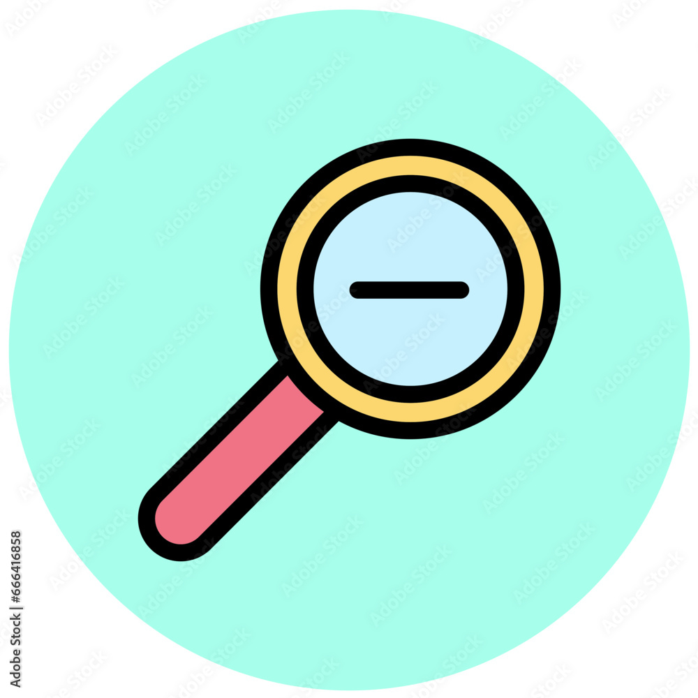 Zoom Out Vector Icon Design Illustration Zoom Out Vector Icon Design Illustration
