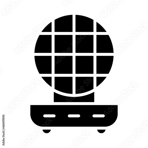 Roti Maker Glyph Icon Design