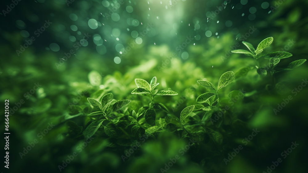 Green nature. Green nature.