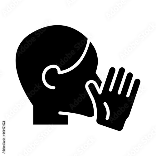 Whisper Glyph Icon Design