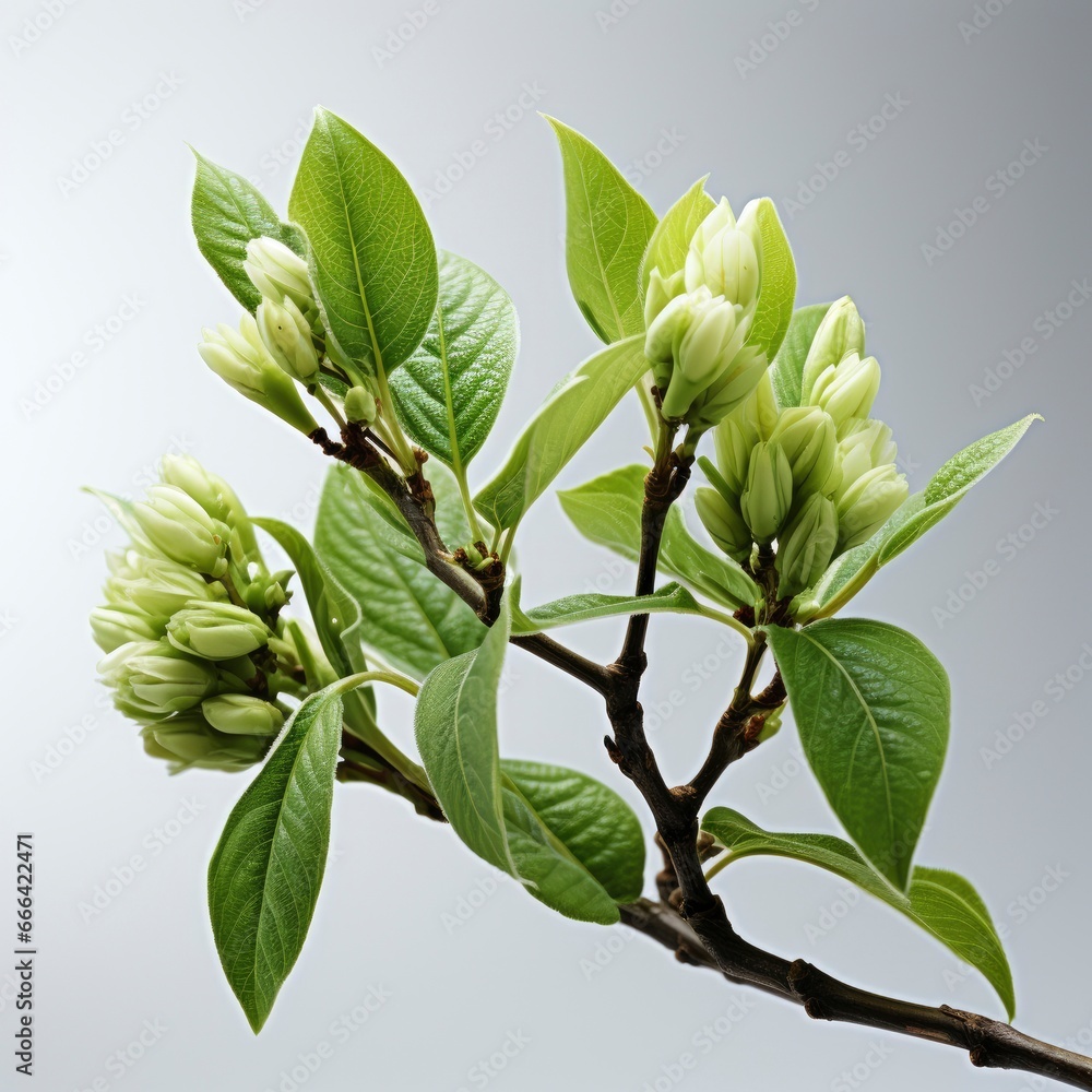 custom made wallpaper toronto digitalBeauty Blossoming Green Tea Bud ,Hd, On White Background