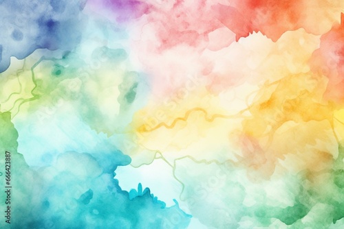 High-res watercolor background. Generative AI