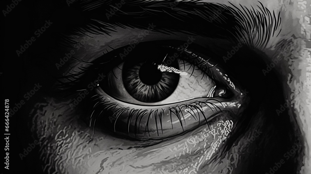 Obraz premium eye of the person