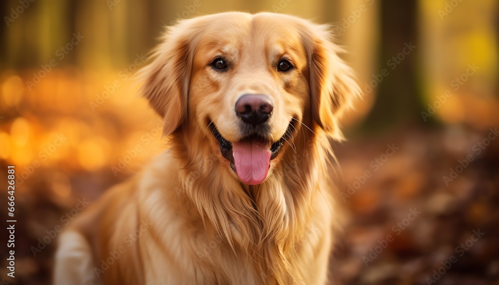 Obraz premium golden retriever dog