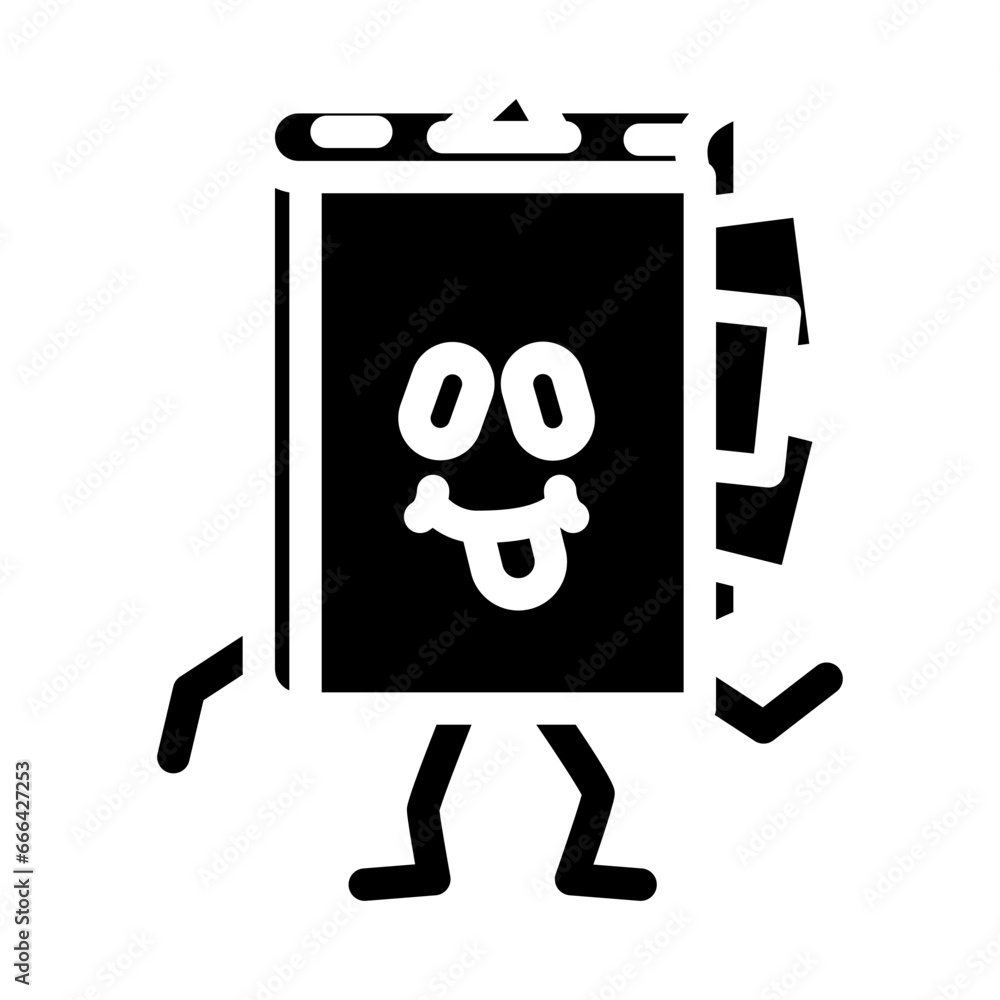 knowledge book character glyph icon vector. knowledge book character sign. isolated symbol illustration knowledge book character glyph icon vector. knowledge book character sign. isolated symbol illustration
