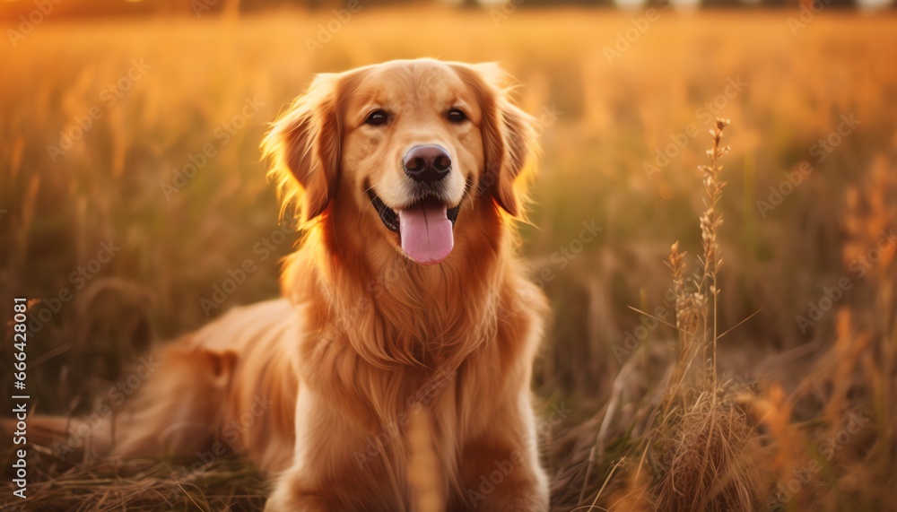 Obraz premium golden retriever puppy