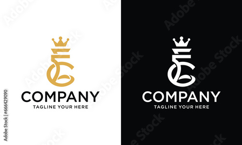 Letter g and crown logo design for law firm logo with creative idea