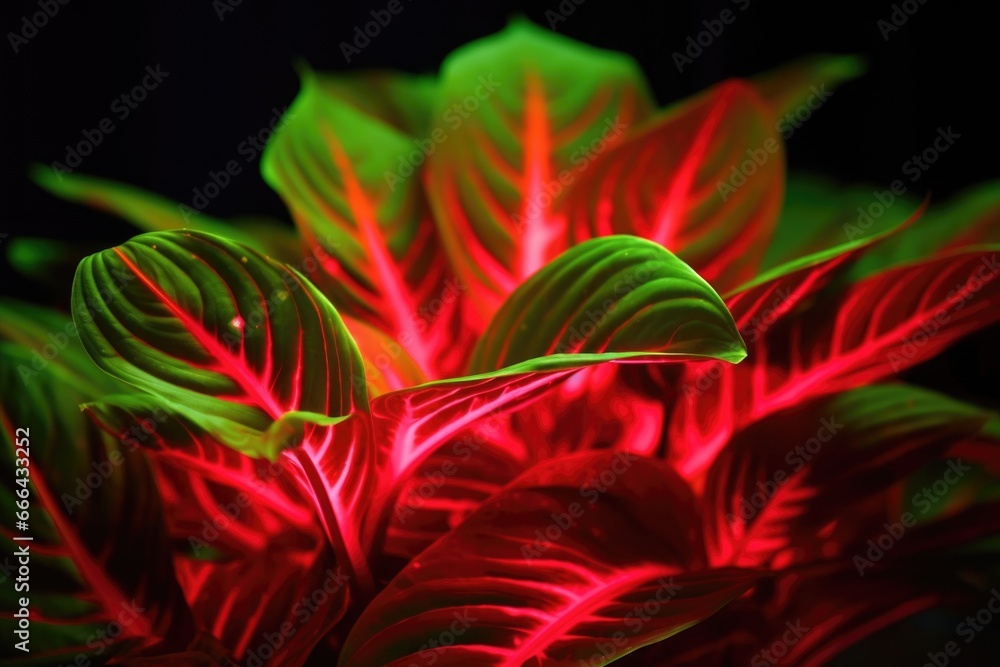 macro shot of brightly lit pc plant macro shot of brightly lit pc plant