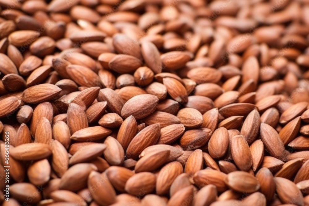 macro shot of almonds before processing for milk macro shot of almonds before processing for milk