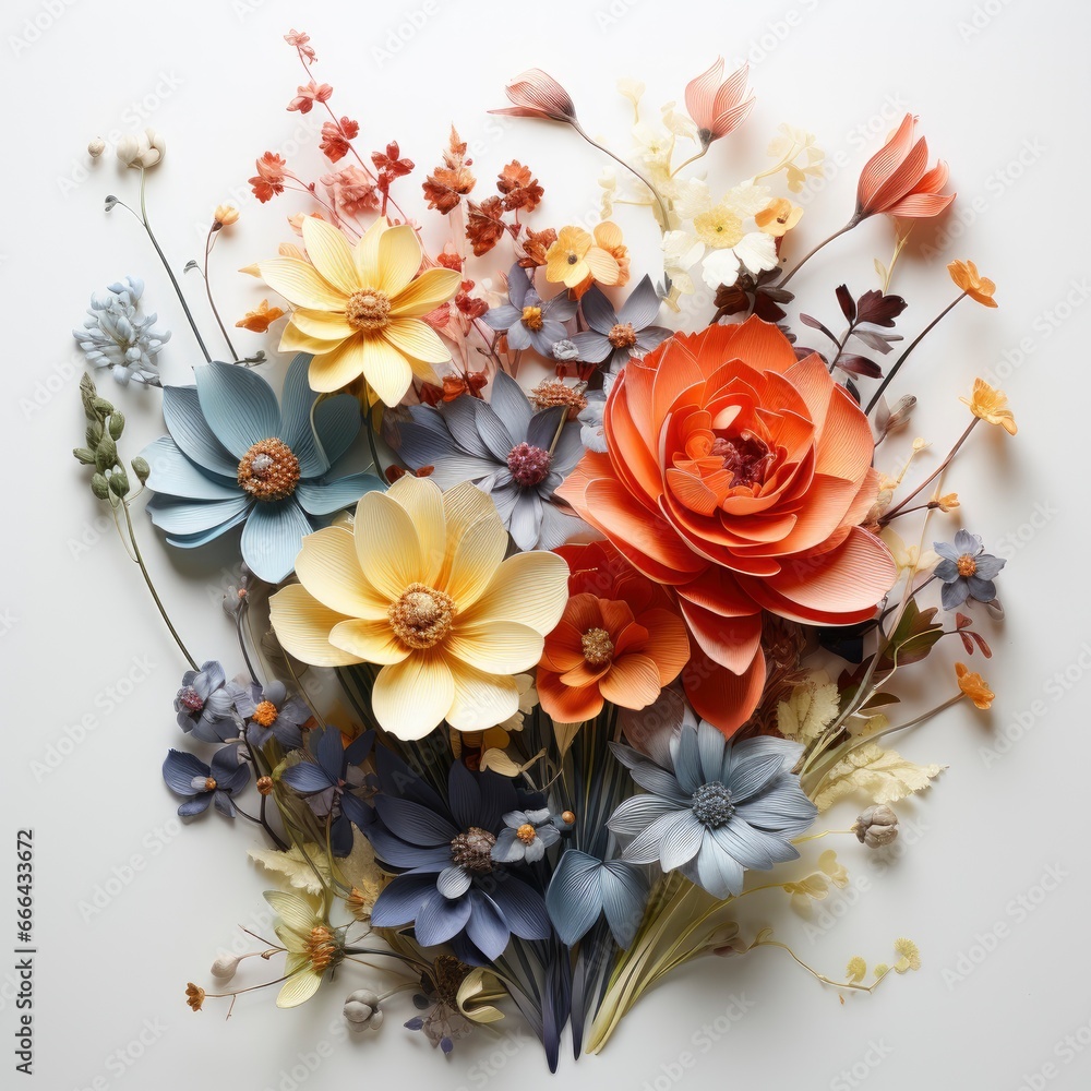 Picture Flowers With Word Spring Bottom ,Hd, On White Background Picture Flowers With Word Spring Bottom ,Hd, On White Background