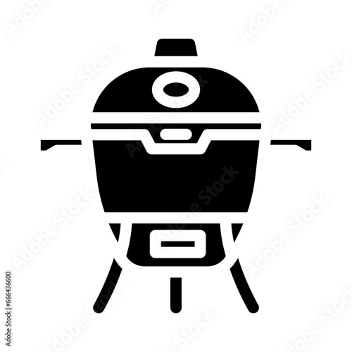 smoker meat glyph icon vector. smoker meat sign. isolated symbol illustration