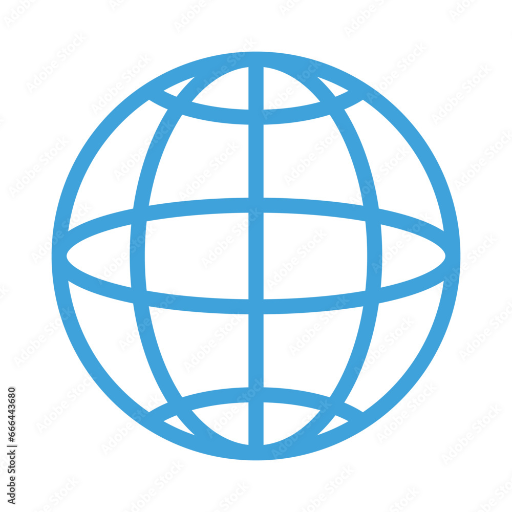 Globe icon design, illustration design Globe icon design, illustration design
