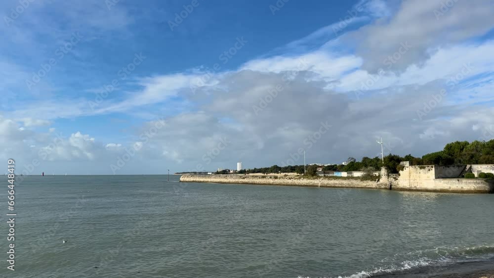 La rochelle - Le port des Minimes - Le chenal d'accès - Panoramique La rochelle - Le port des Minimes - Le chenal d'accès - Panoramique