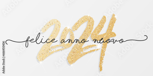 felice anno nuovo - buon anno 2024	